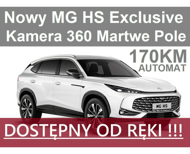 Nowy MG HS Exclusive 170KM Automat Kamera 360 Dostępnyodręki ! 1513zł