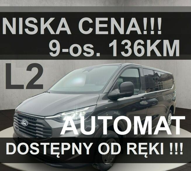 Ford Transit Custom L2 Trend 136KM Kamera Full Led Hak Klima tył. Niska Cena ! 2214 zł