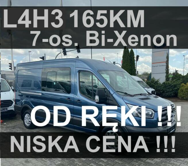 Ford Transit L4H3 165KM 6-os. Brygadowa 6-os. Kamera Dostępny od ręki ! 1914 zł