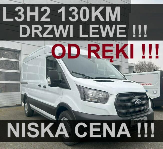 Ford Transit L3H2 130KM 7-os. Drzwi Lewe Drzwi 270st. Hak Niska Cena od ręki !