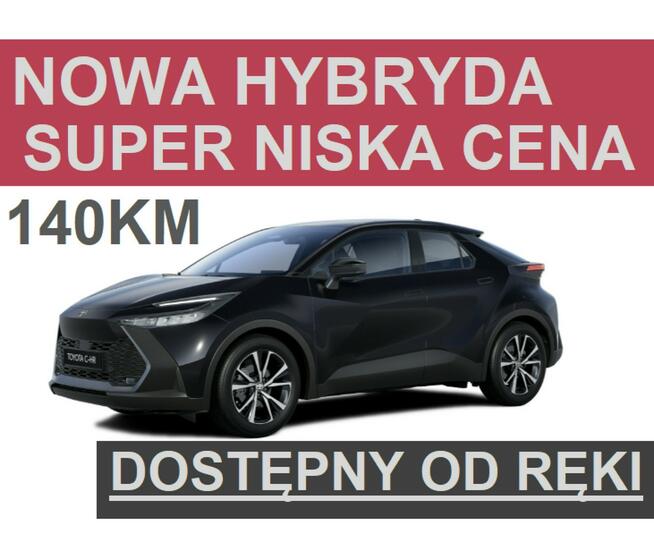 Toyota C-HR Nowa 140KM Hybryda Dostępna od ręki ! Wersja Style Niska Cena! 1554zł