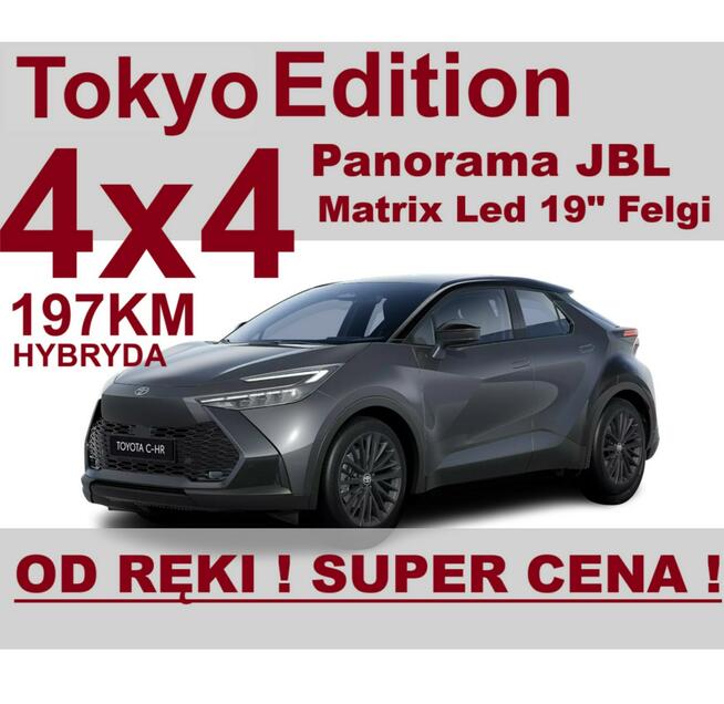 Toyota C-HR 4x4 197KM Tokyo Edition Kamera 360 st. Matrix LED Super Cena  2006 zł