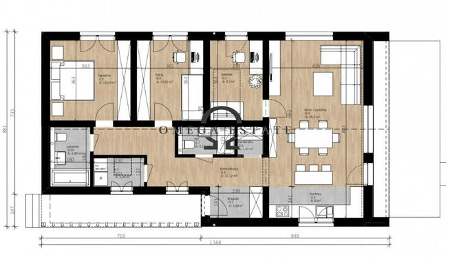 Dom Jabłów gm. Stare Bogaczowice,