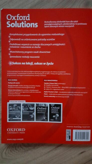 Oxford Solutions Pre-Intermediate matura