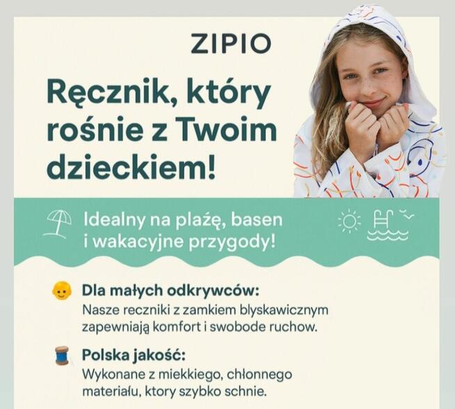Polska marka Poncza kąpielowe dla dzieci
