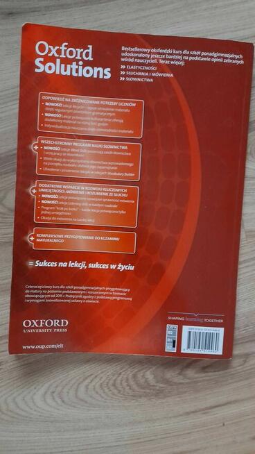 Oxford Solutions Pre-Intermediate matura