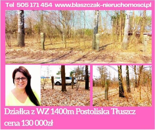 Działka rolna 2000m z dala od sąsiadów Ręczaje Poświętne Woł