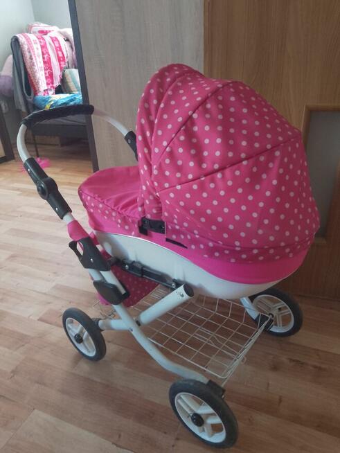 Wózek dla dziewczynki z akcesoriami