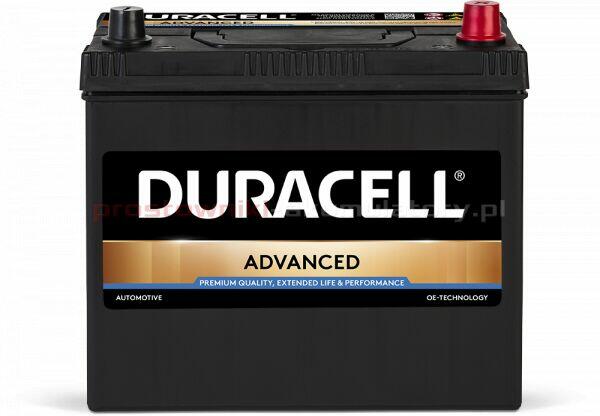 Akumulator Duracell Advanced DA45 12V 45Ah 420A Azja P+