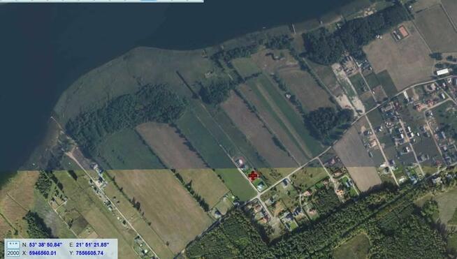 Działka budowlana w Łupkach 500 m od jeziora Roś