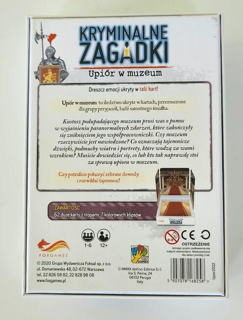 Gra kryminalne zagadki upiór w muzeum