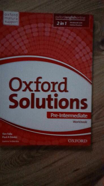 Oxford Solutions Pre-Intermediate matura