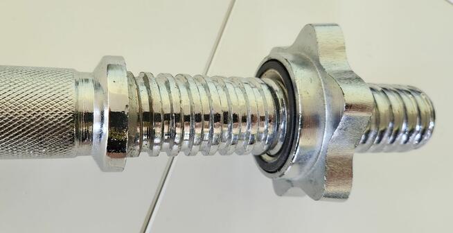 Gryf krotki śrubowy 38 cm / 28 mm