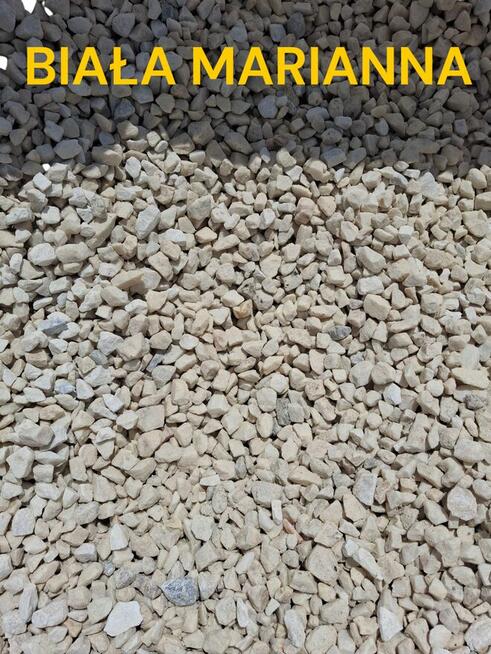Kamień ogrodowy, ziemia,piasek, żwir w workach 25kg.ELIZÓWKA