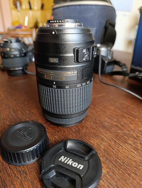 Nikon D3200 / obiektyw VR DX AF-S Nikkor 18-55 55-300
