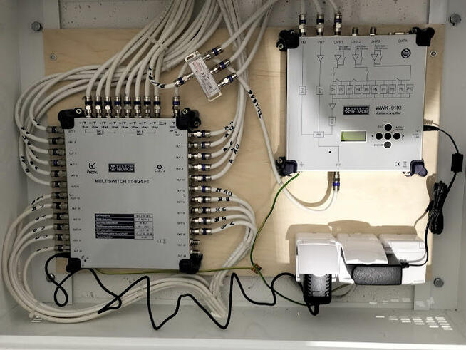 Montaż, ustawianie, naprawa anten satelitarnych oraz naziemn