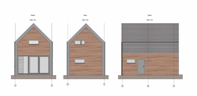 Nowy dom Besta z antresolą - 49 m2 pow. użytkowej - 3 pokoje