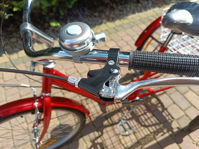 Nowy Rower trójkołowy 24 Czerwony - Darmowy kurier