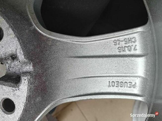 Peugeot 508, Felgi aluminiowe, 5x108, 16 cali, idealne.