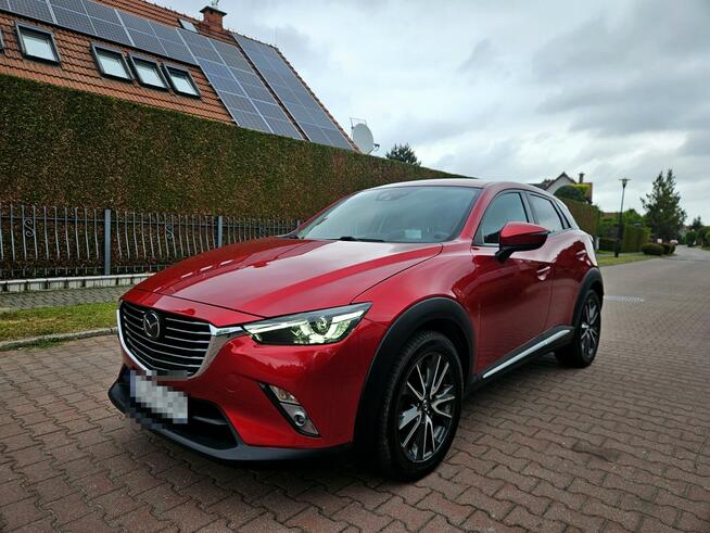 Mazda CX-3 2.0 Benz. Skyactiv-G 120KM 2016r Skóry, LED, Navi, Kamera, Radar
