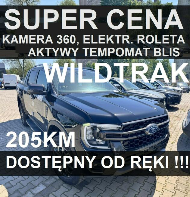 Ford Ranger Wildtrak 205KM 4x4 Rolera Kamera 360 Niska Cena 2552 zł Od ręki !!!