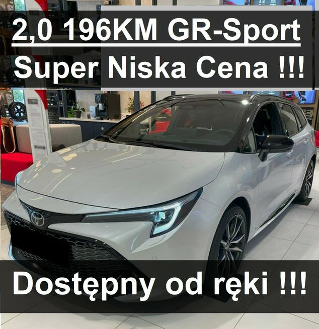 Toyota Corolla GR-Sport 2,0 196KM Pakiet Dynamic Niska Cena Dostępny od ręki! 1727 zł