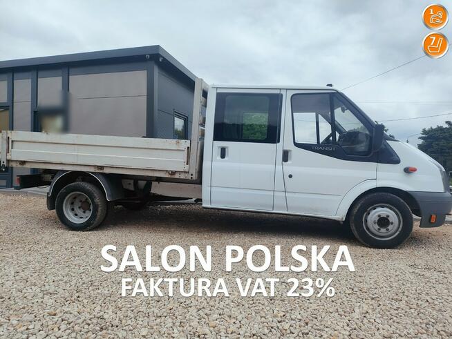 Ford Transit doka 7 osób, na bliźniaku, skrzynia, krajowy