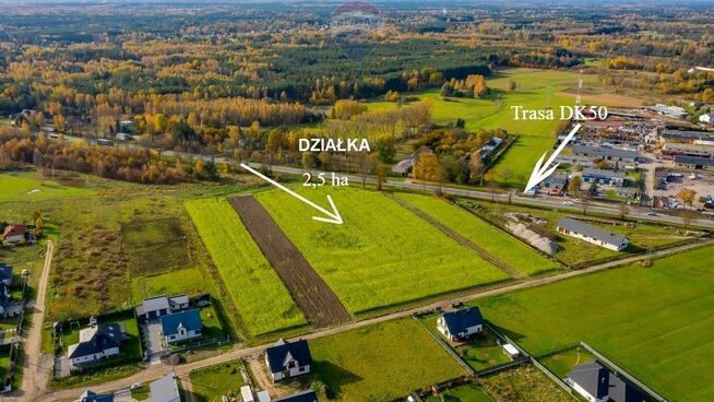 Dla inwestora działka przy trasie DK50