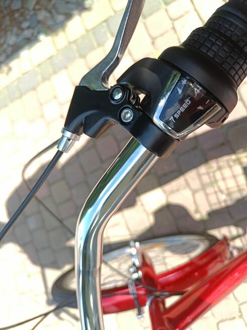 Nowy Rower trójkołowy 24 Czerwony - Darmowy kurier