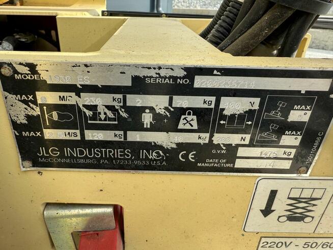 JLG 1930ES zwyżka podnośnik nożycowy 2014r 217h Genie