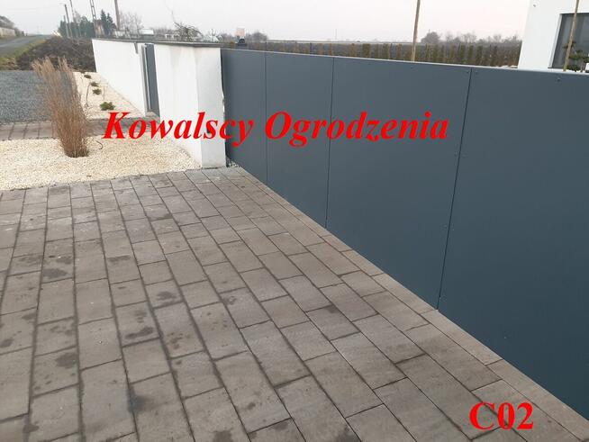 Ogrodzenie frontowe, palisadowe grzebieniowe Bramy Balustrad