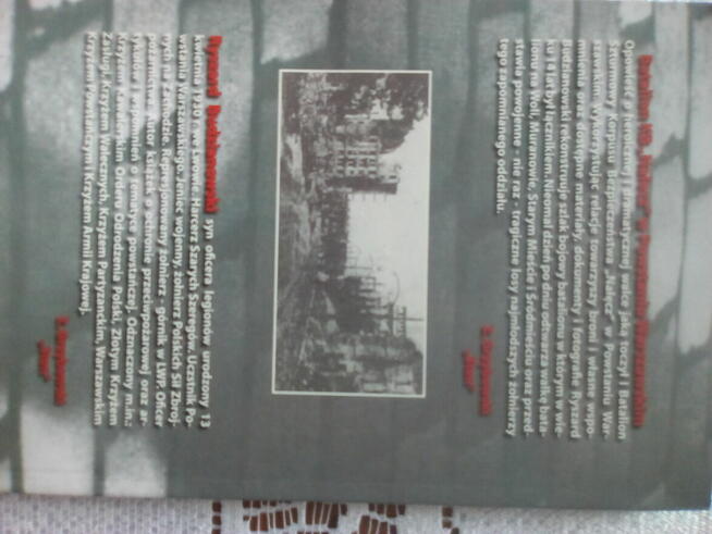 autograf. Batalion KB Nałęcz w Powstaniu Warszawskim