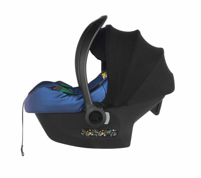 Navi - Metalic Blue Gold - 3w1 - Wózek dziecięcy - Kajtex