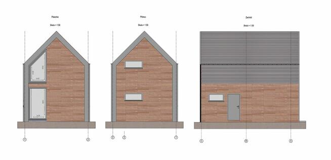 Nowy dom Besta z antresolą - 49 m2 pow. użytkowej - 3 pokoje