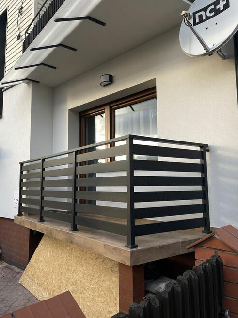Balustrada Balkonowa Aluminium