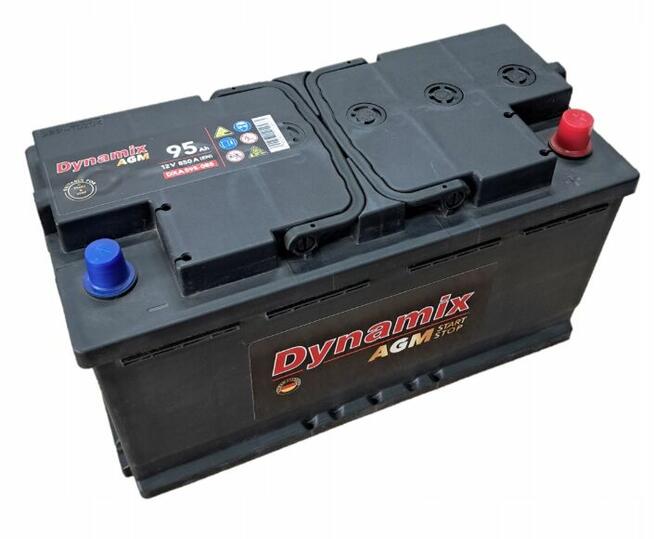 Akumulator samochodowy Dynamix 12V 95Ah 850A AGM Start Stop