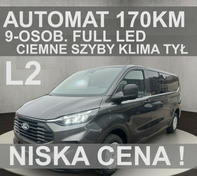 Ford Transit Custom L2 Trend 170KM Kamera FullLed Klima tył. Ciemneszyby NiskaCena 2246 zł