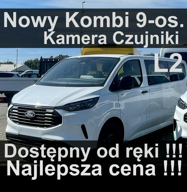 Ford Transit Custom L2 Trend 136KM Kamera Klima tył. Czujniki Dostępny od ręki ! 1823 zł