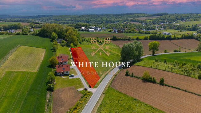 Działka budowlana, cisza, dużo zieleni