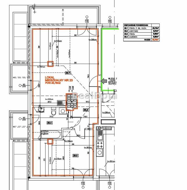 Mieszkanie Kraków Bronowice, Sosnowiecka