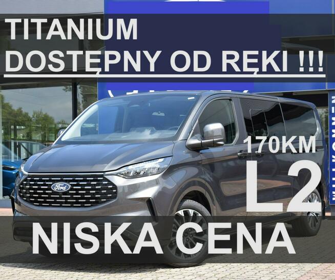 Ford Tourneo Custom Titanium 170KM L2 Fotele AGR Klima auto Blind Dostępny od ręki !!!