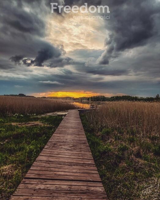 Siedlisko z linią brzegową na Mazurach