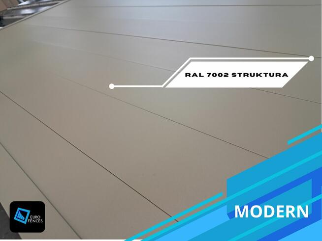 Ogrodzenie aluminiowe - model Pełna Blacha - Euro Fences
