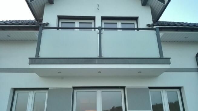 Aluminium + szkło hartowane - ogrodzenia -balustrady