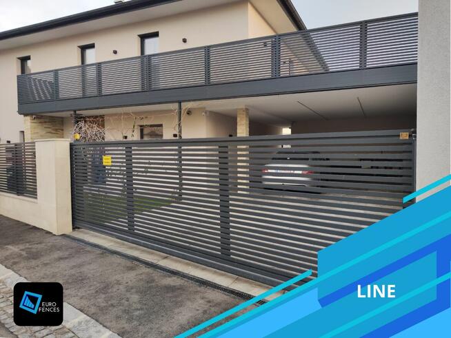 Ogrodzenie aluminiowe - Model Line - Euro Fences