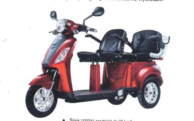 SKUTER ELEKTRYCZNY TRÓJKOŁOWY