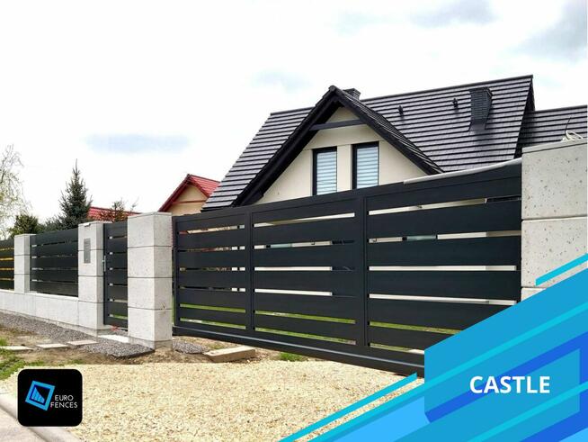 Ogrodzenie aluminiowe - Model Line - Euro Fences