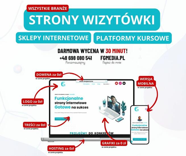 NOWOWCZESNE STRONY | SKLEPY | PLATFORMY | FGMedia.pl