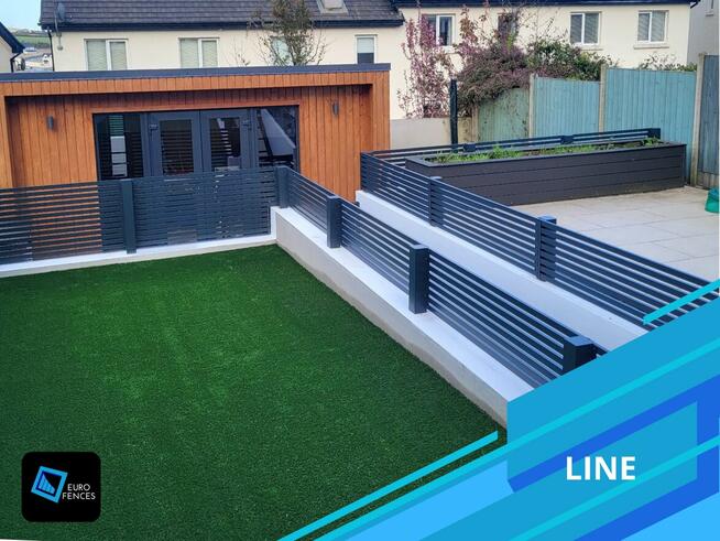 Ogrodzenie aluminiowe - Model Line - Euro Fences