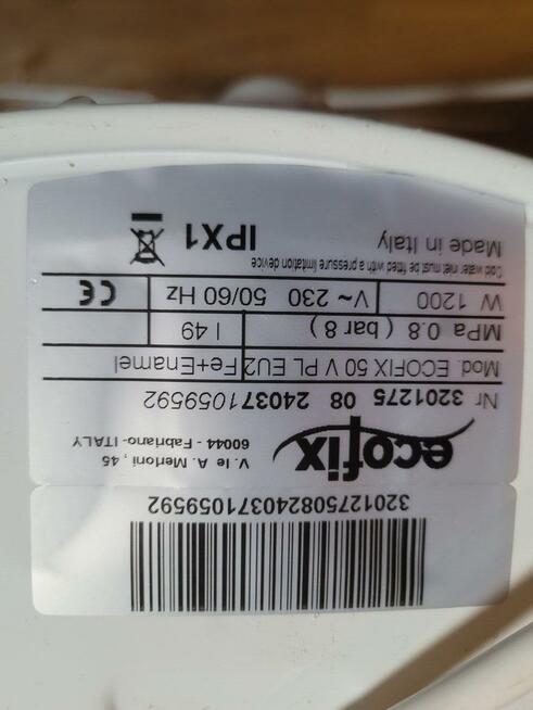 Sprzedam termę elektryczną na gwarancji rocznej